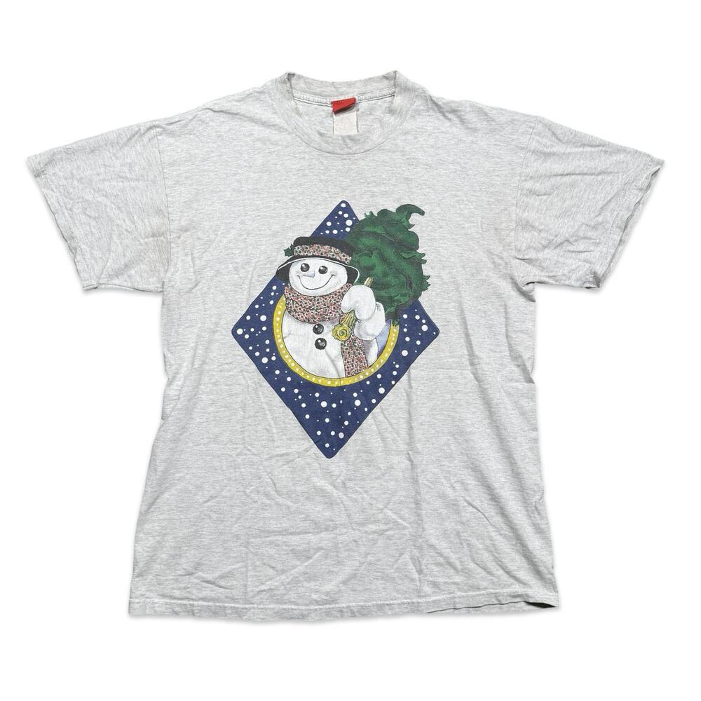 Vintage Snowden Snowman Christmas Tree T-Shirt